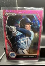 2021 Panini Prizm Draft Picks - Caleb Roberts #PDP138 Pink Velocity Prizm (RC)