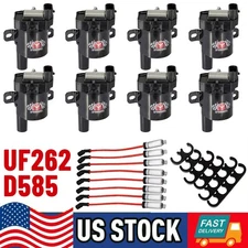 Ignition Coil & Spark Plug Wire Set For Chevy Silverado GMC 4.8L 5.3L 6.0L UF262