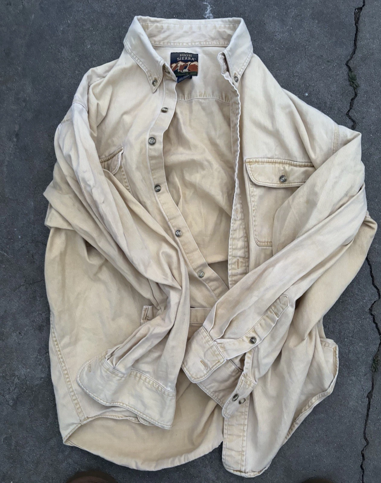 Vintage High Sierra Outdoors Plain Flannel Shirt (Men's Size: Medium)
Opens in a new window or tab