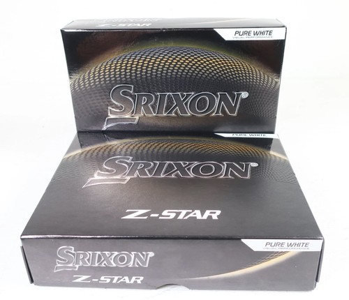 2 Dozen Srixon Z-STAR 2025 Pure White Urethane Golf Balls New Sealed 24 Pack