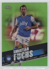 Christian Fuchs Chrome 2022 Green Refractor /99 #135