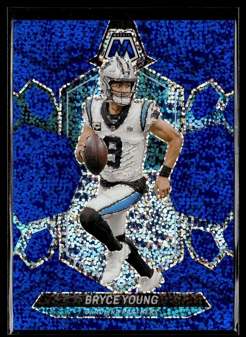 2024 MOSAIC BLUE SPARKLE /96 29 Bryce Young Carolina Panthers