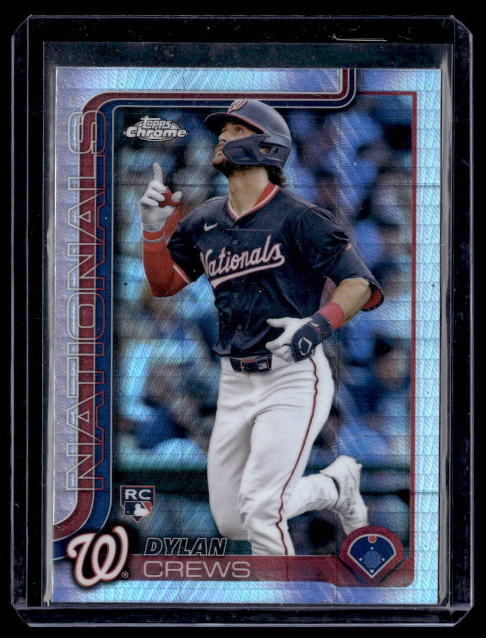 2025 Topps Chrome - Dylan Crews #146 Prism Refractor (RC)