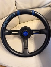 Excellent Momo Drifting Steering Wheel Blue 330mm