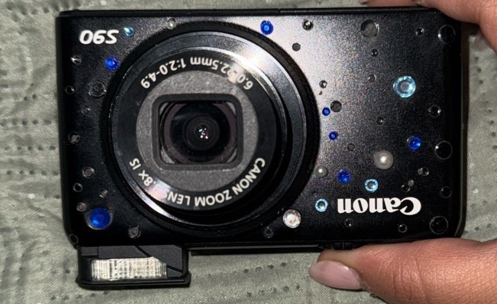 Canon PowerShot S90 10.0MP Digital Camera - Black for sale