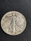 1938-P Walking Liberty Silver Half Dollar 50C - Circulated 9a 90% Silver