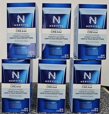 6 X NERVIVE Pain Relieving Cream - 3oz/ea Exp. 03/2027 BRAND NEW