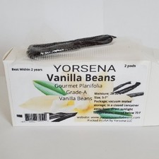 Madagascar Vanilla Beans Grade A , planifolia 2 pods