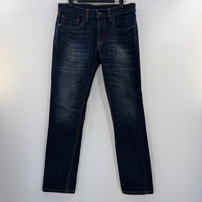 Levis 511 Slim Fit Jeans Mens 31x30 Dark Indigo Blue Stretch Denim 04511-1390