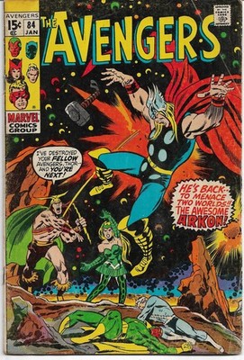 MARVEL Bronze Age : The Avengers #84 (John Buscema) Tom Palmer (Black Knight)