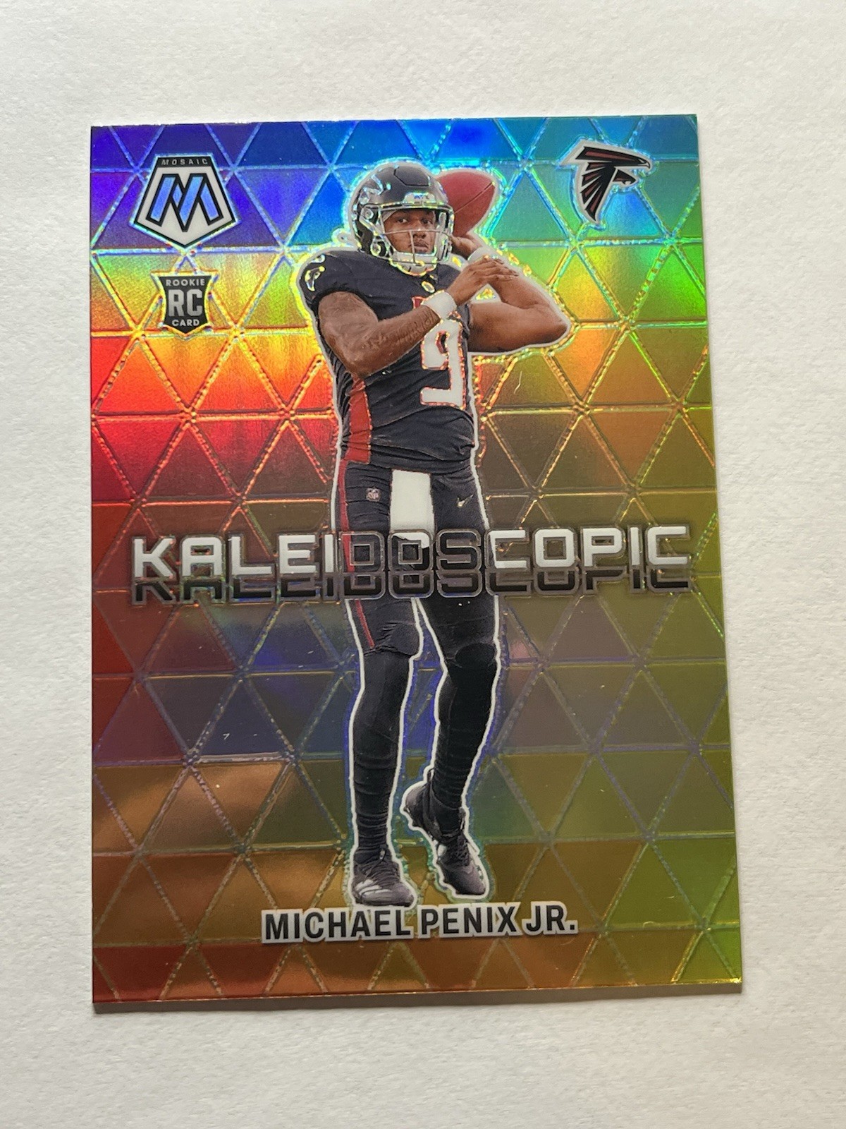 2024 Panini Mosaic Michael Penix Jr. Kaleidoscopic SP Rookie RC #25 Falcons