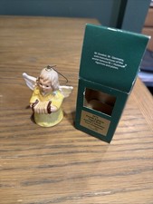 GOEBEL ANGEL BELL CHRISTMAS TREE ORNAMENT 1979 PAINTED