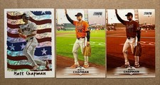 Matt Chapman 2025 Archives Cyber Stats & Topps Stadium Club Base & Sepia