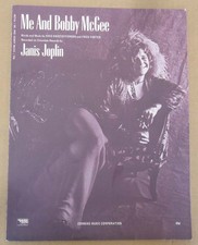 rzadkie oryginalne nuty Janis Joplin ME AND BOBBY McGEE - 1969