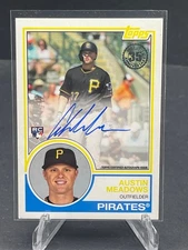2018 AUSTIN MEADOWS TOPPS UPDATE 1983 35TH ANNIVERSARY AUTOGRAPH RC #83A-AM SP