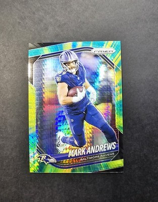 2025 Panini Prizm Mark Andrews 🔥 SP  Green Hyper #'d 46/200! Baltimore Ravens