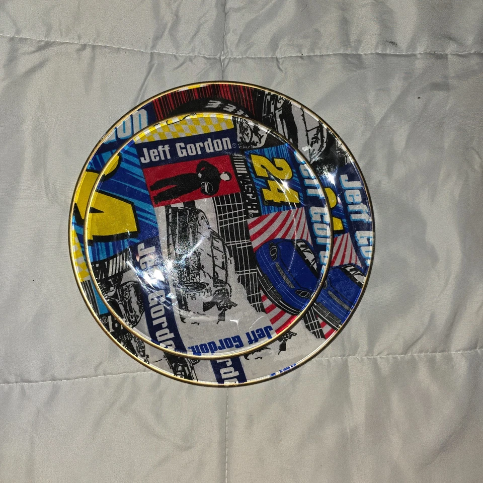 复古 Jeff Gordon 24 NASCAR 收藏板 8 英寸和 10 英寸加地毯工艺套件 20x30 — 第 3/4 张图片