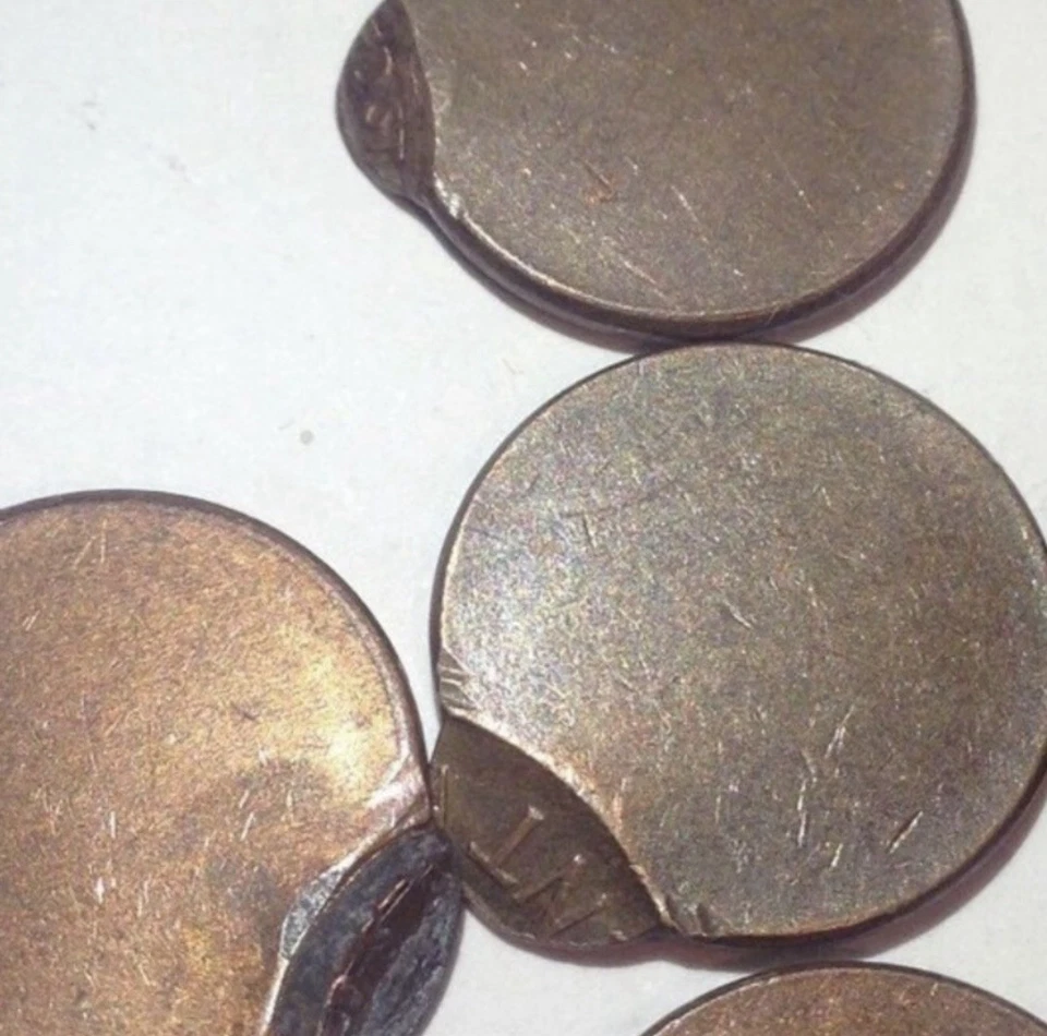 Lote de 10 centavos Lincoln de 1900 con error descentrado raro - centavos de error difíciles de encontrar  Foto 4 de 4