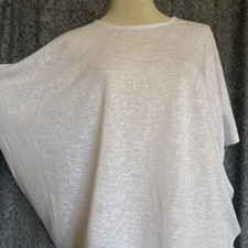 Women’s Matalan Papaya Crochet Lace Summer Festival White Blouse Top. Size UK 14