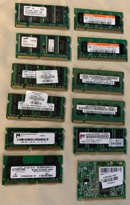 memory ram lot samsung, crucial, hynix
