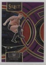2024 Panini Select WWE Premier Level Purple Prizm 29/99 CM Punk #165 3zh