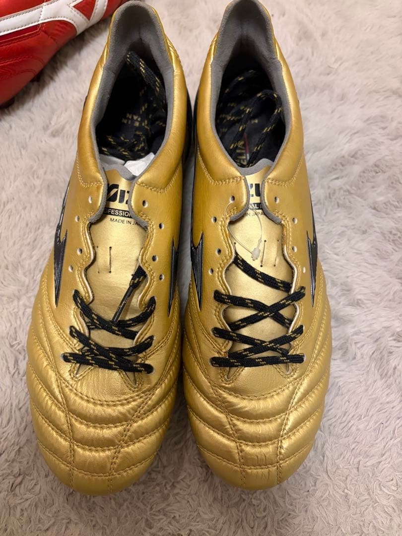 Mizuno Morelia ゴールド サッカーシューズ Mizuno Morelia NEO 2 US 9.5 UK 8.5 P1GA185050 Soccer Football