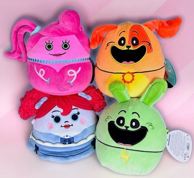 Poppy Playtime Squishmallows Plush Set of 4 Poppy Mommy DogDay Hoppy NWT