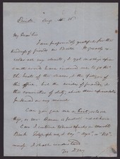 DANIEL WEBSTER - AUTOGRAPH LETTER SIGNED 8/16