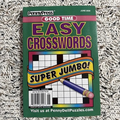 Penny Press Easy Good Time Crosswords Digest Size June 2026