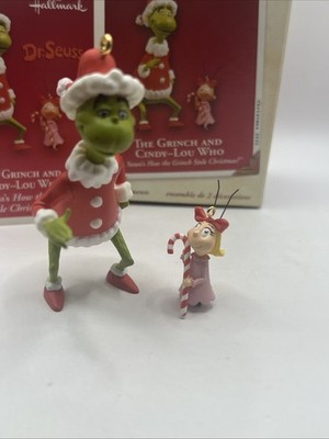 Grinch & Cindy Lou Who Weihnachtsbaum Punze Andenken Ornament Neu im Karton