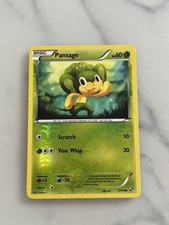 Pokémon TCG Pansage Black White 7/114 Reverse Holo Common