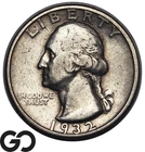 1932-S Washington Quarter *Better Date* Choice XF