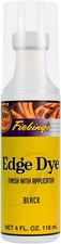 Fiebings Edge Dye Finish With Applicator Smooth Leather Craft Belts Saddle Black