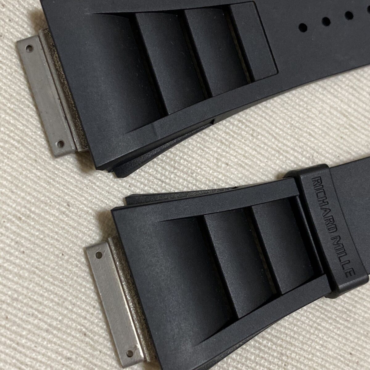 Authentic Richard Mille Black Rubber Strap-Band 11M | eBay Authentic Richard Mille Black Rubber Strap-Band 11M | eBay