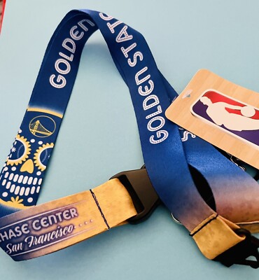 (Blue) - NBA "The City" Lanyard NBA National Basketball League GOLDEN STATE WARRIORS SUGAR SKULL ID Lanyard  | eBay