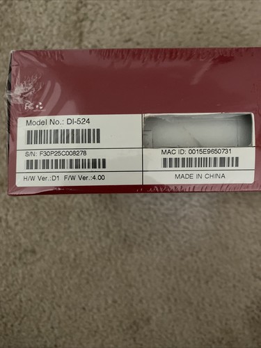 D-Link DI-524 Wireless G Broadband Cable WiFi Router G54 - New/Sealed - Picture 5 of 12