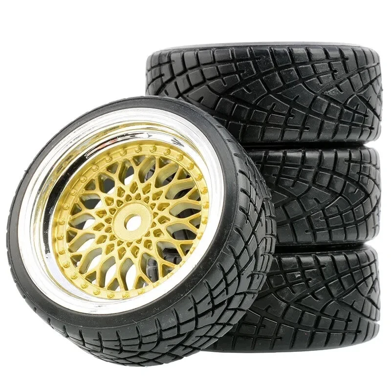 Ruedas de deriva 1:10 RC ruedas de deriva hexagonal de 12 mm y neumáticos para HSP Redcat HPI Tamiya Foto 4 de 4