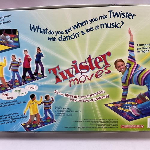 Twister Moves 144 Total Dance Sessions Twist Dance Moves Game Family Fun - Picture 10 of 10