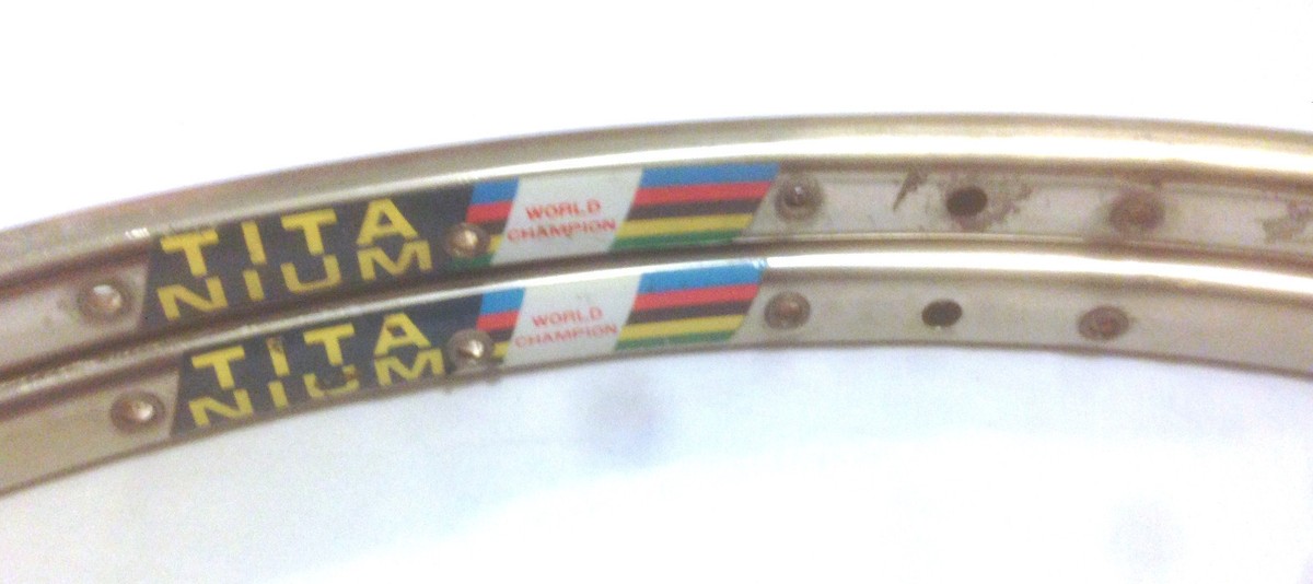 Two Vintage Araya Tita-Ace Titanium Rim (700c 36 Hole) | eBay