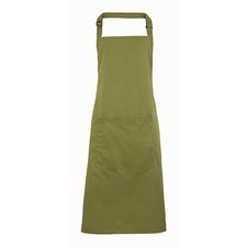 Premier Plain Polycotton Bib Apron with Pocket In 50 Colours