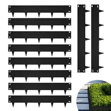6/10Pcs Steel Landscape Edging 42x8 In Lawn Landscaping Edge Metal Garden Border