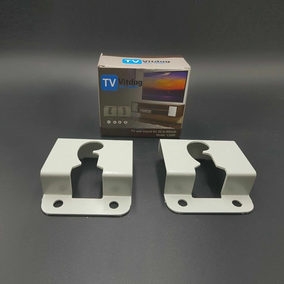 Soporte universal minimalista de montaje en pared para TV inclinable VESA se adapta a LED LCD de 19" - 65" Foto 3 de 4