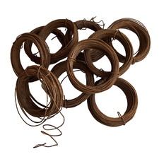 125/rolls 22 Gauge Rusty Wire Primitive Holiday Craft Supply Tin 3750 Ft Total