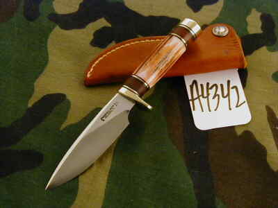 RANDALL KNIFE KNIVES MINIATURE MINI #25-3 1/2'' RED DOG DYED,SERIAL#624 -  #A4342