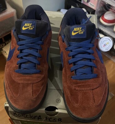 Size 11 - Nike Air Zoom FC Burgundy Blue 8.5/10 Cond Og All  display picture 2
