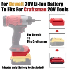 NEW Adapter For Dewalt 20V MAX Li-Ion Battery To For Craftsman 20V Tools US
