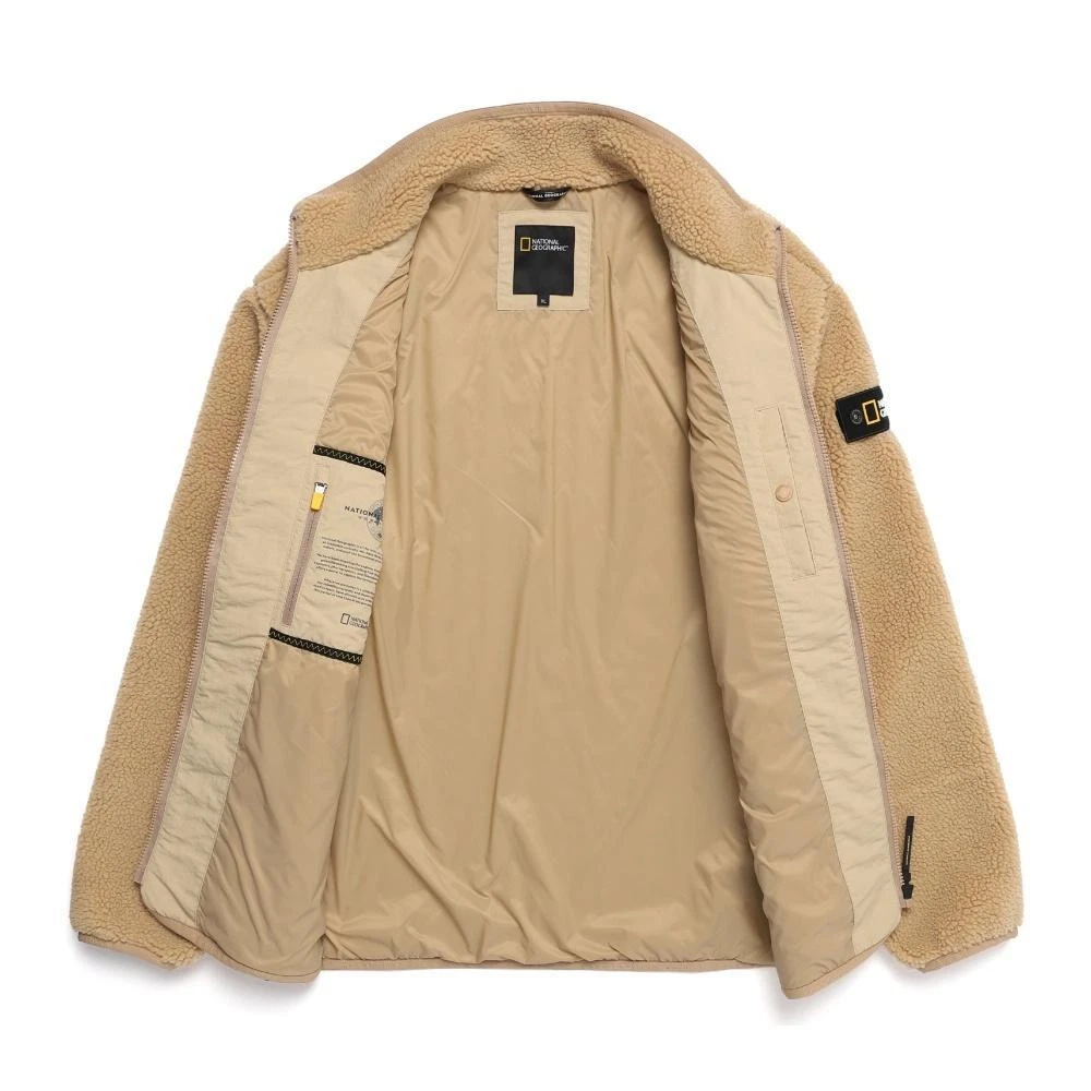 New NATIONAL GEOGRAPHIC Mens SEMI-OVERFIT FLEECE JACKET N224UFJ903 