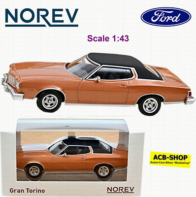 Ford Gran Torino Coupe 1974 kastanienbraun metallic 1:43 Norev 270587