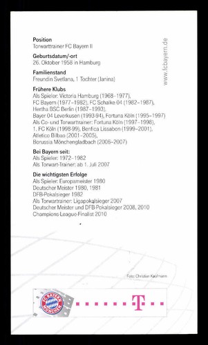 Walter Junghans Autogrammkarte Bayern München 2012-13 Original Signiert - Bild 2 von 2
