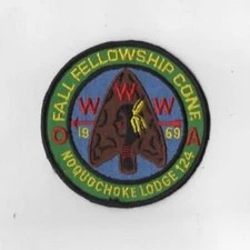 OA Noquochoke Lodge 124 1969 YEL Bdr. Massasoit Council 233 Fall River, MA [KY-1
